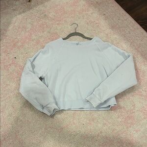 SKIMS Soft Blue Crew Neck Sweater